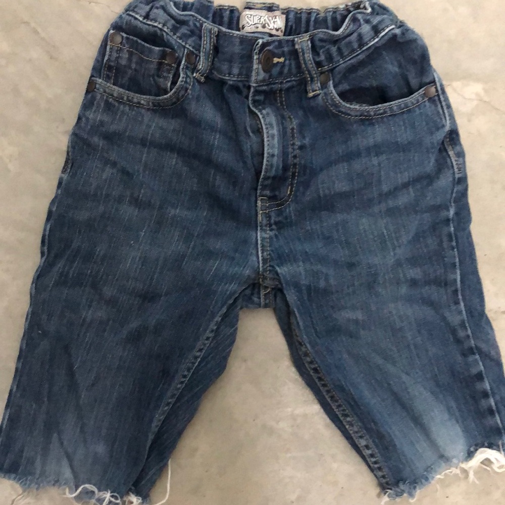 Boys cut off shorts size 8